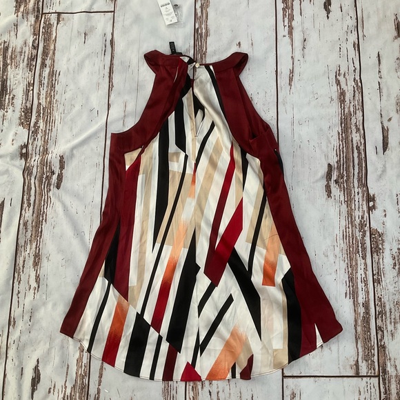 NWT WHITE HOUSE BLACK MARKET SILK TOP - Picture 3 of 8